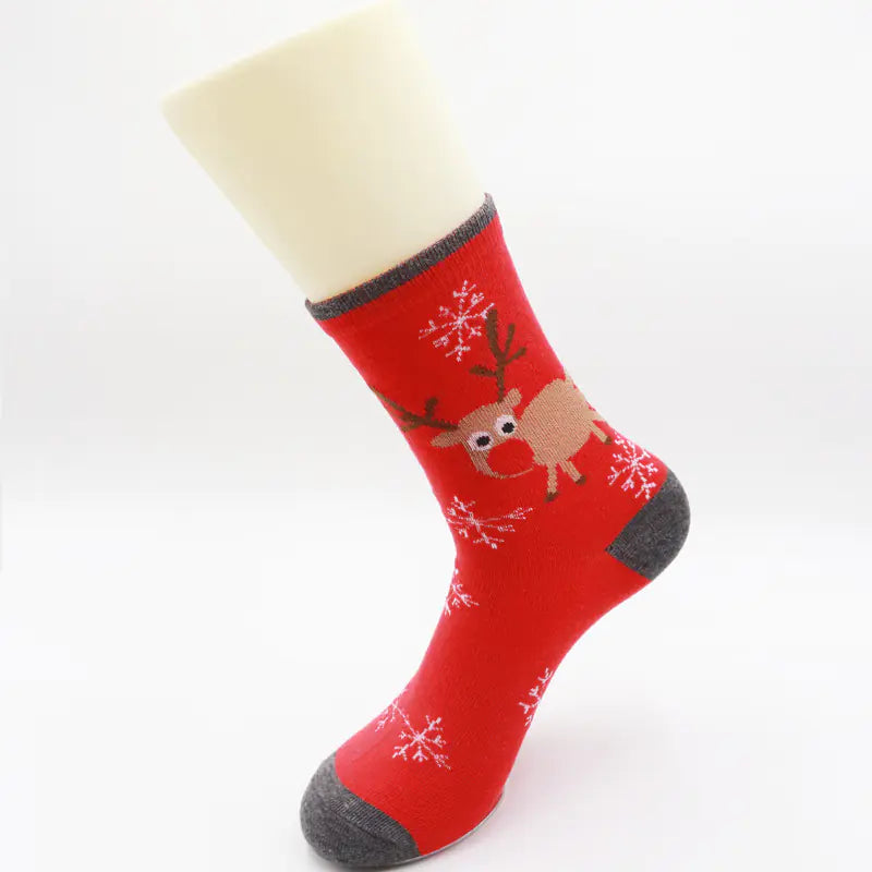 Cartoon Medium Christmas Stockings for New Year Gifts