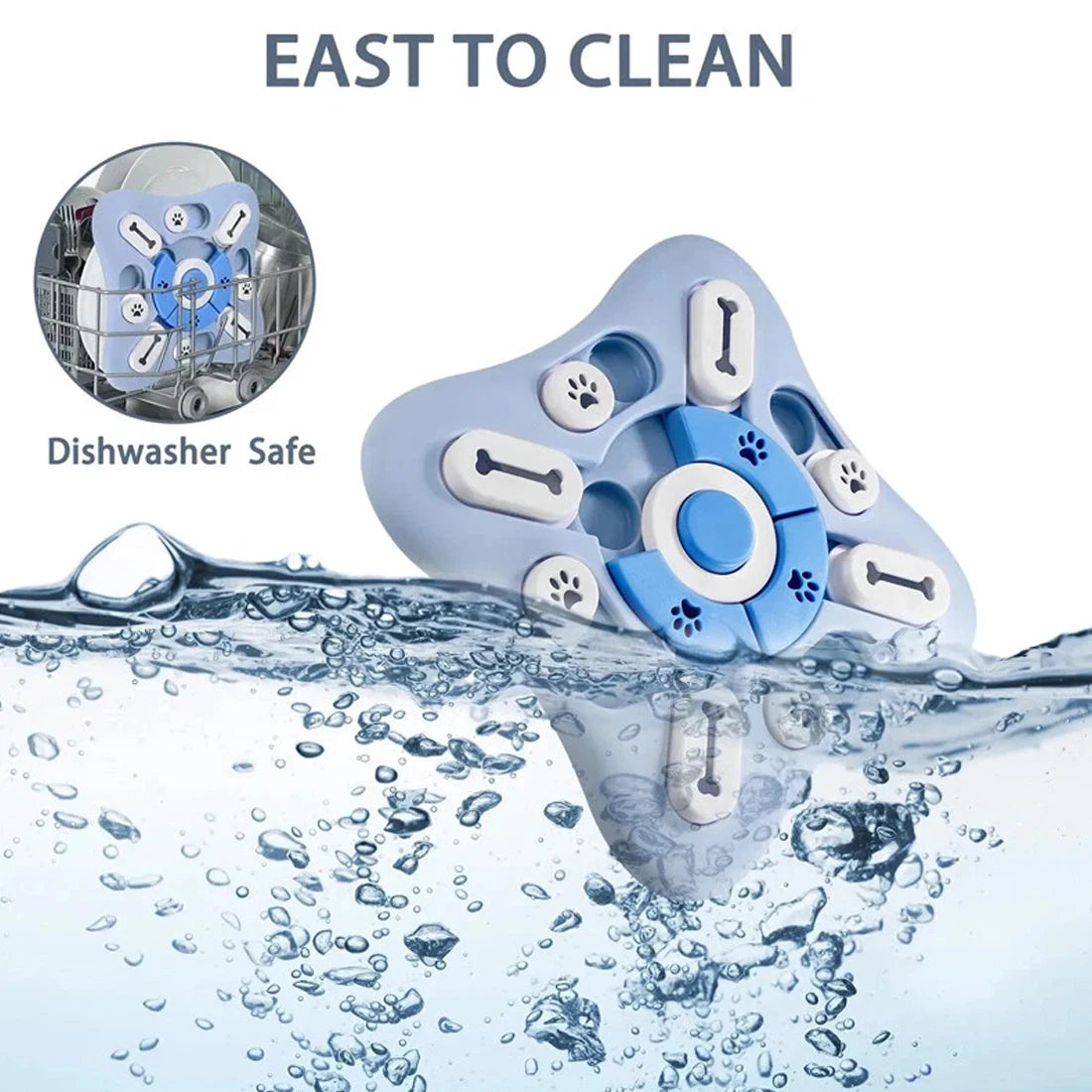 Dog Toys Slow Feeder Interactive Increase Puppy IQ Food Dispenser Slowly Eating NonSlip Bowl Pet Puzzle Cat Dogs Training Game