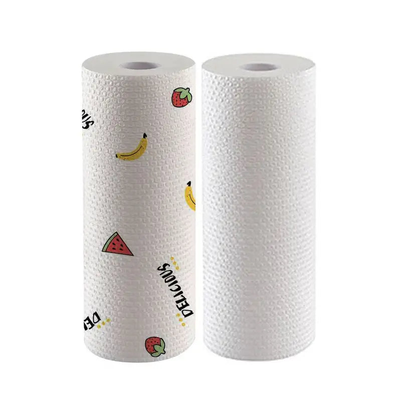 2 Rolls of Oil-Absorbing Kitchen Paper Towels