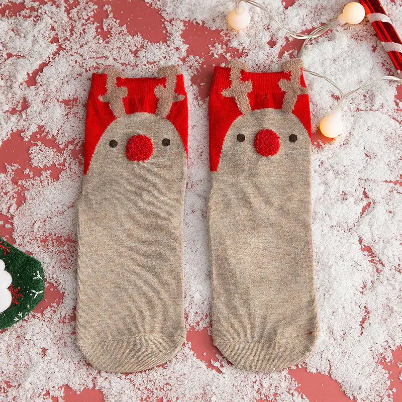 Cotton Christmas Stockings for Women - European & American
