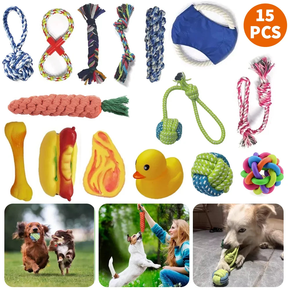 15pcs Dog Plush Toy