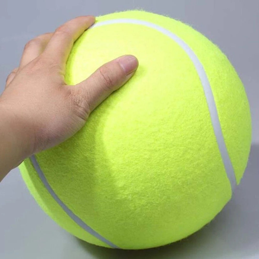 9.5 Inch Dog Tennis Ball Giant Pet Toys Big Inflatable Tennis Ball Dog Chewing Toy Pet Dog Interactive Toys Training Supplies