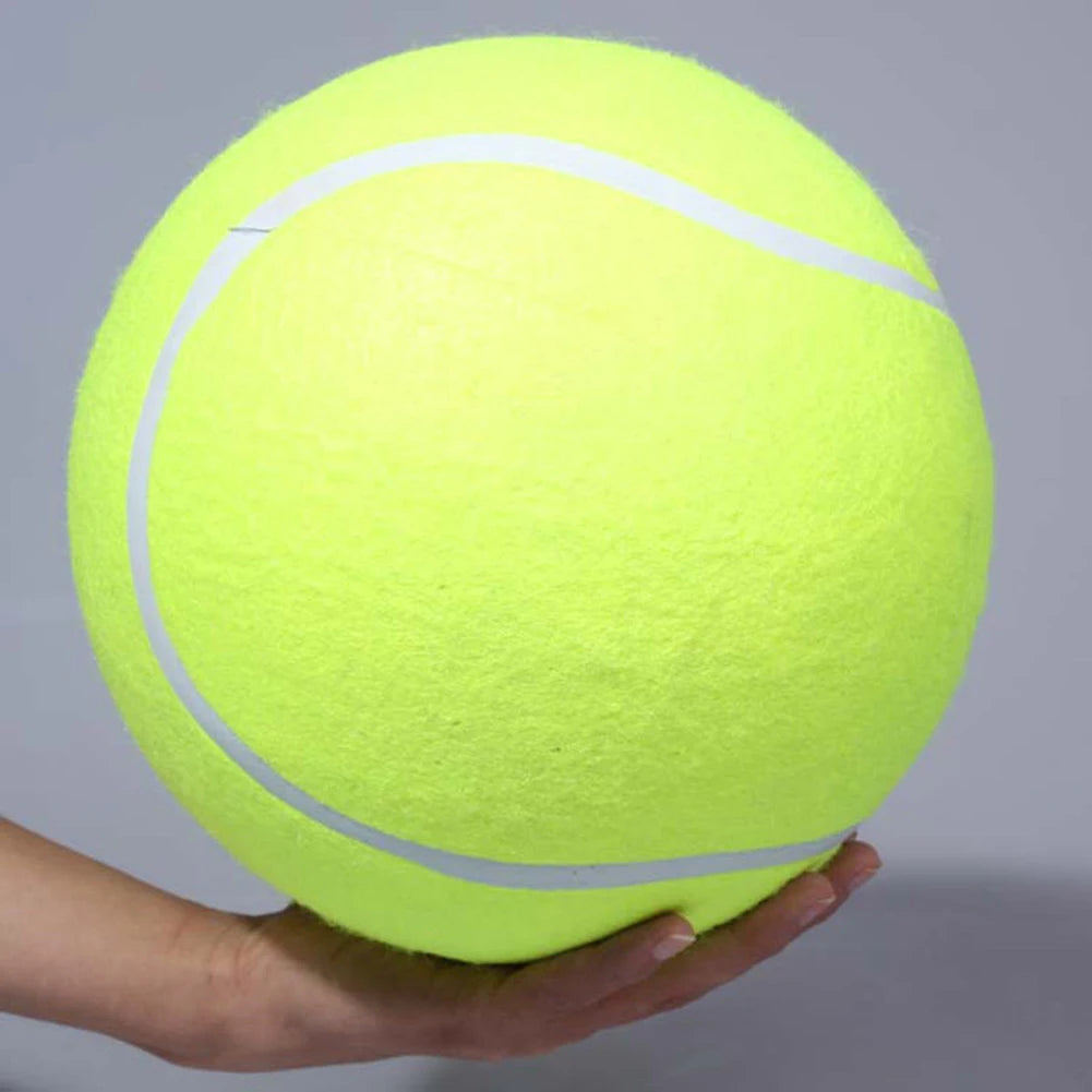 9.5 Inch Dog Tennis Ball Giant Pet Toys Big Inflatable Tennis Ball Dog Chewing Toy Pet Dog Interactive Toys Training Supplies
