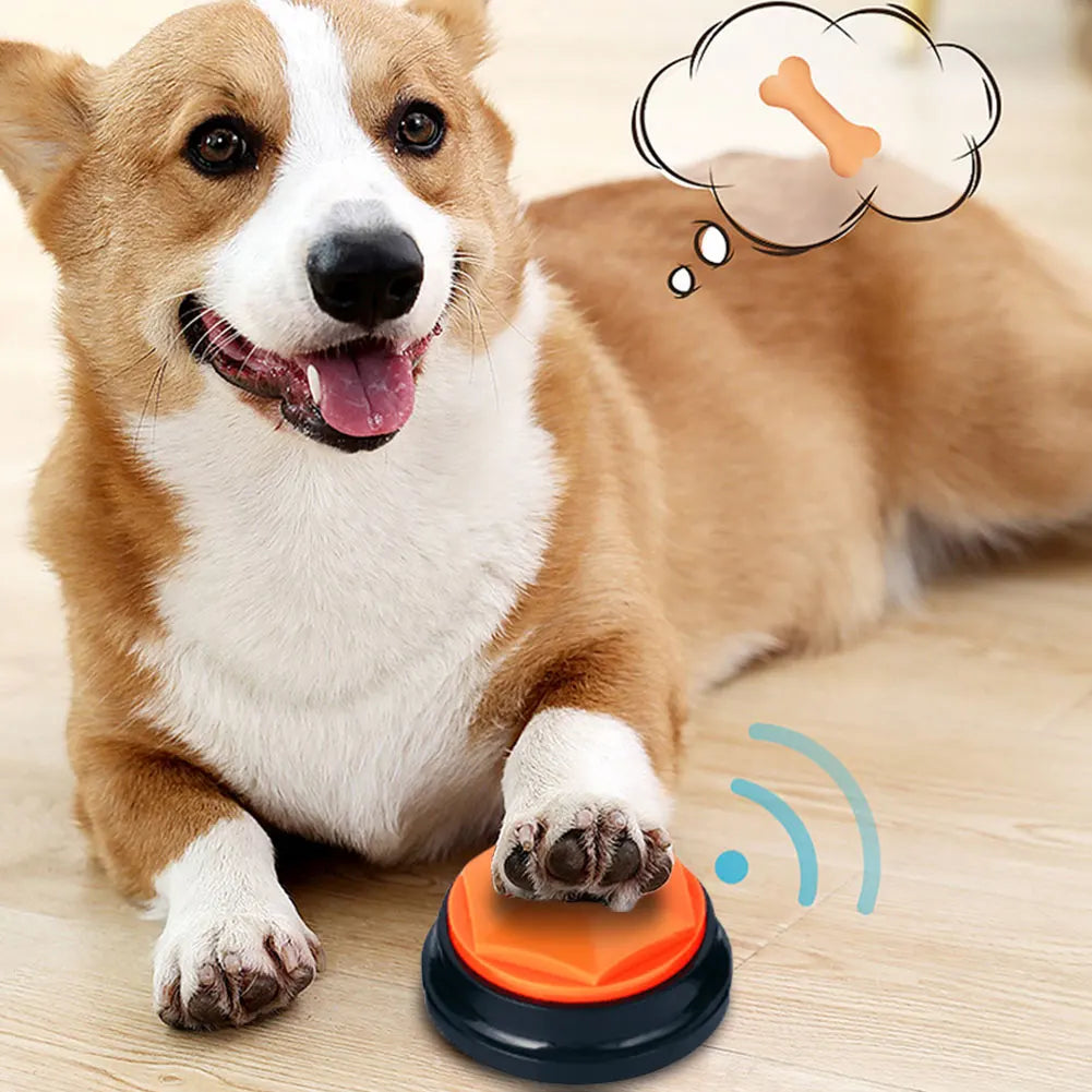 Dog Training Buttons Recordable Pet Interactive Toys Portable Pet Speech Buttons for Pet Communication