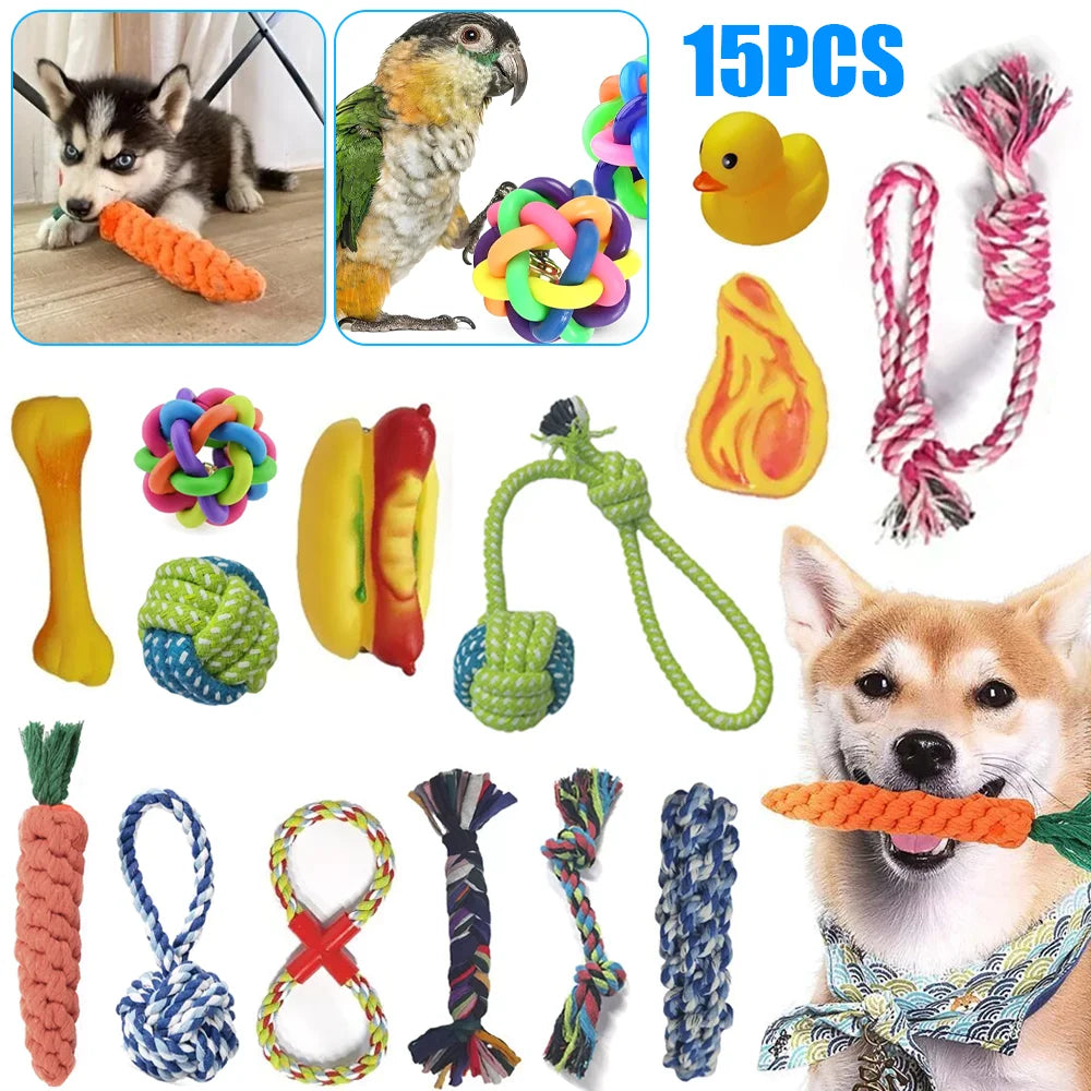 15pcs Dog Plush Toy