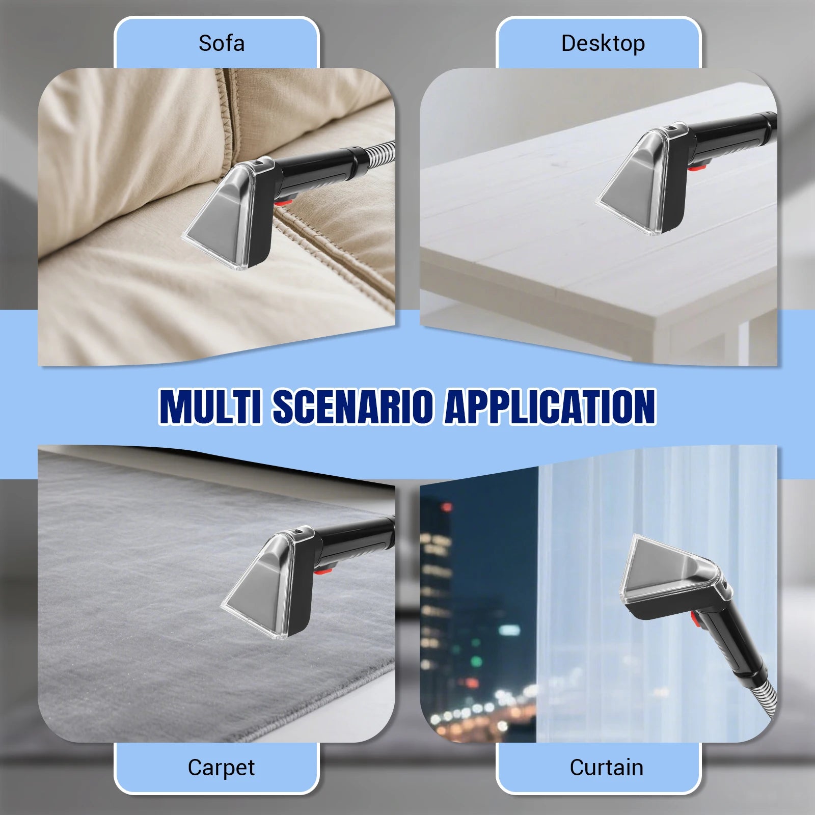 Home Design Spot Cleaner, Fabric, Stain, Car Seats, Upholstery, Pet Messes, Sofa and Carpet Cleaning Machine