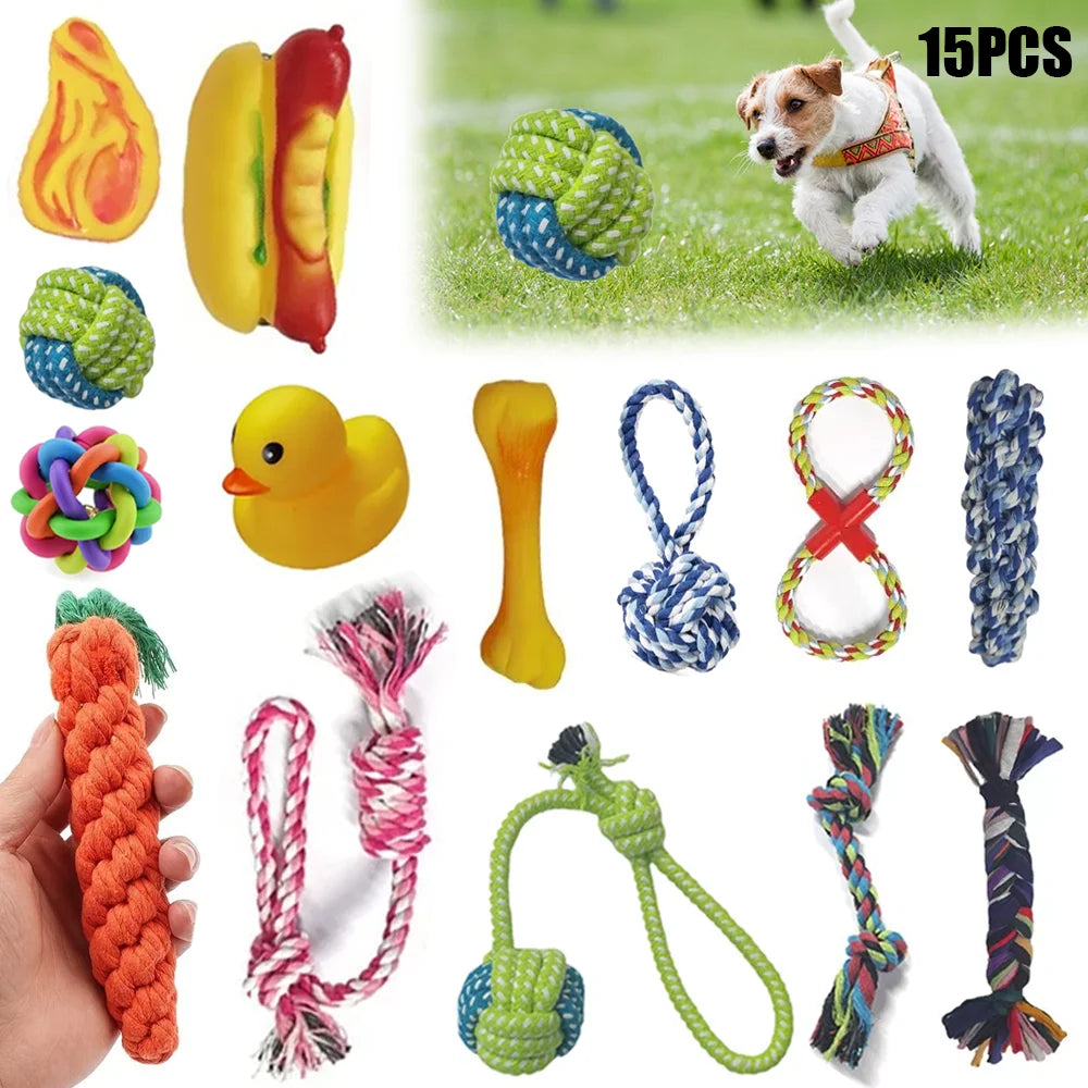 15pcs Dog Plush Toy