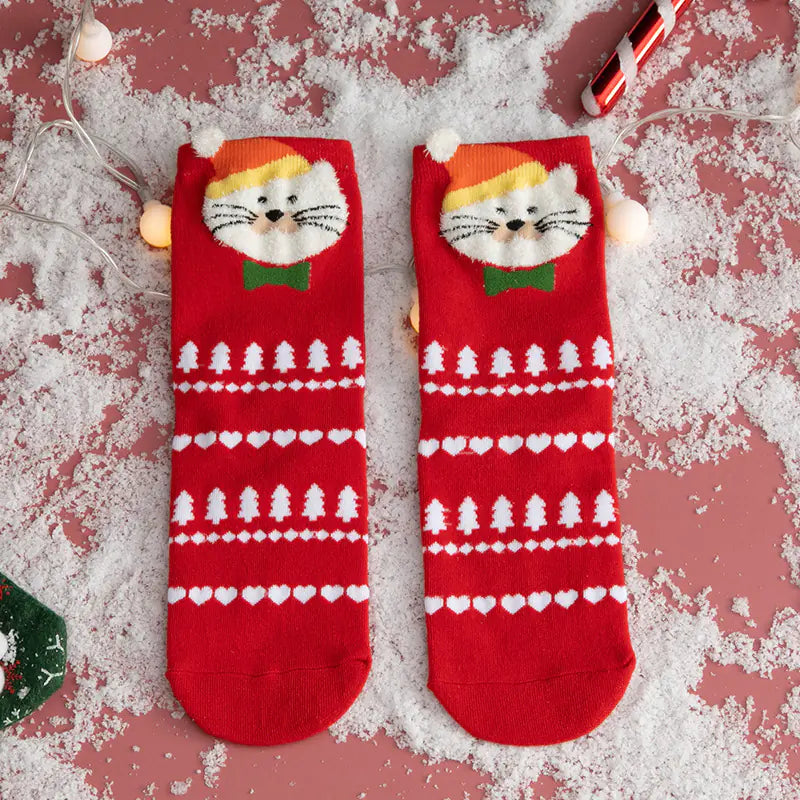 Cotton Christmas Stockings for Women - European & American