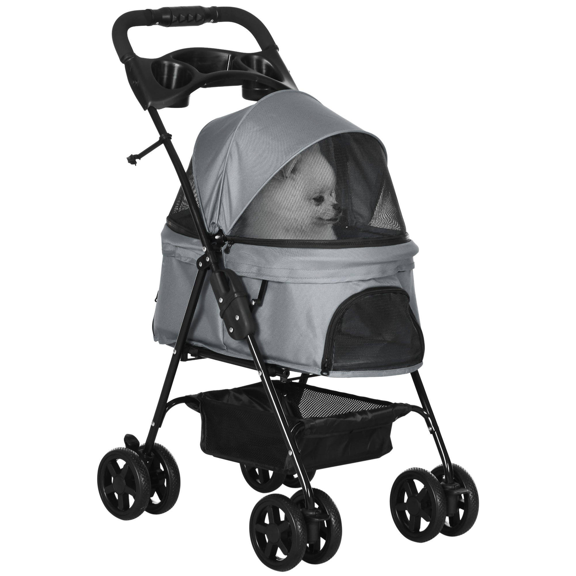 Dog Pram Dog Stroller Foldable Pet Pushchair
