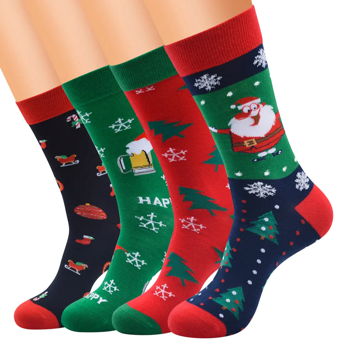Children's Christmas Stockings - Men's Mid-calf Style