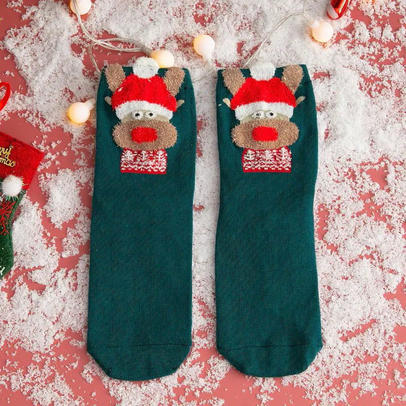 Cotton Christmas Stockings for Women - European & American